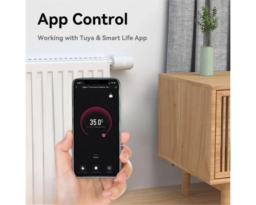 Умная термоголовка радиаторная Zigbee Smartdust ST-TRV802